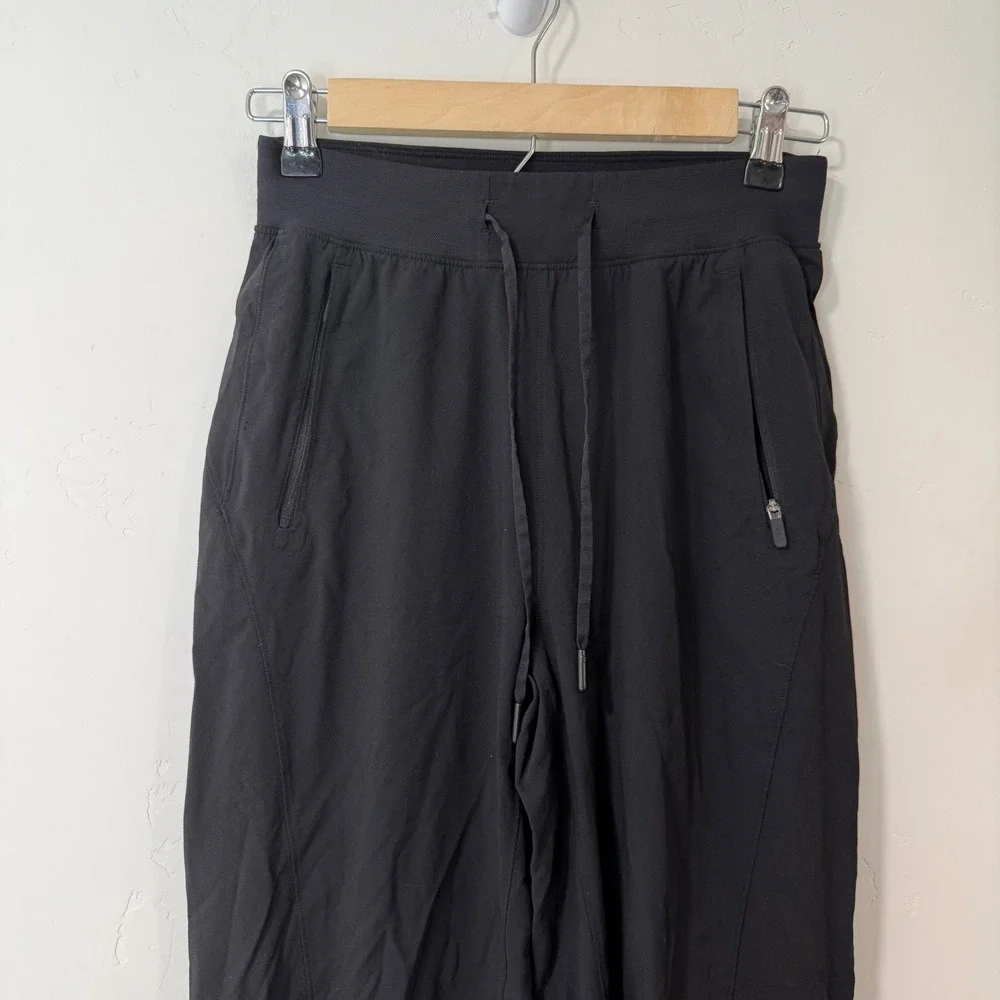Lululemon Womens License to Train High-Rise Pant 4‎ Black Running Active W5FFES